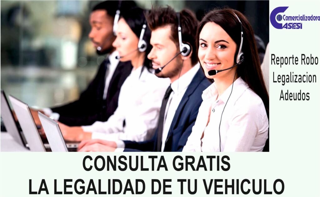 consulta gratis la legalidad de tu vehículo Asesi Comercializadora